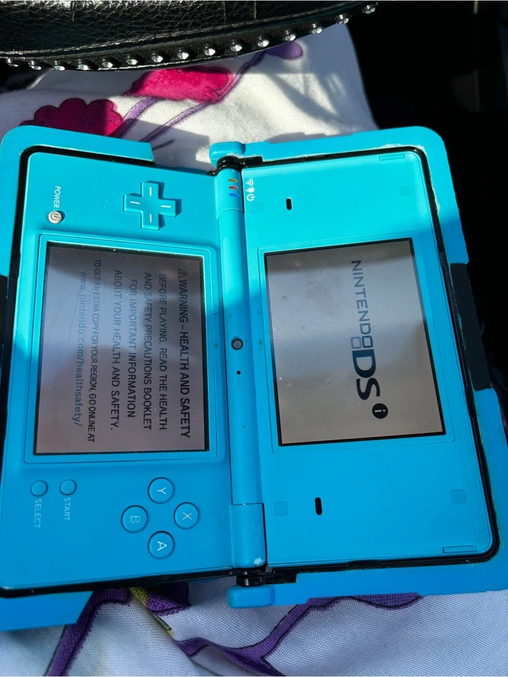 Nintendo DS Nerf Handheld Console - Turquoise Blue and Black